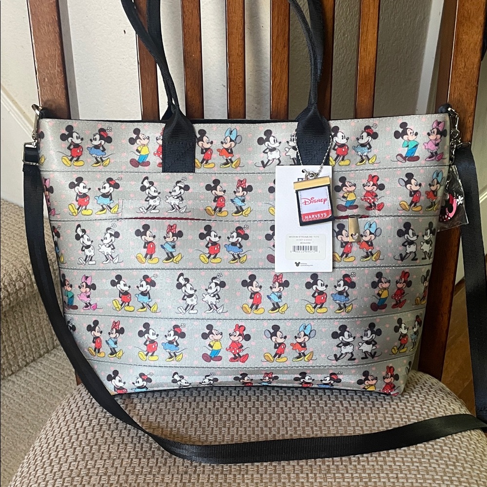 Harveys Disney Mickey & Minnie through the years medium streamline tote